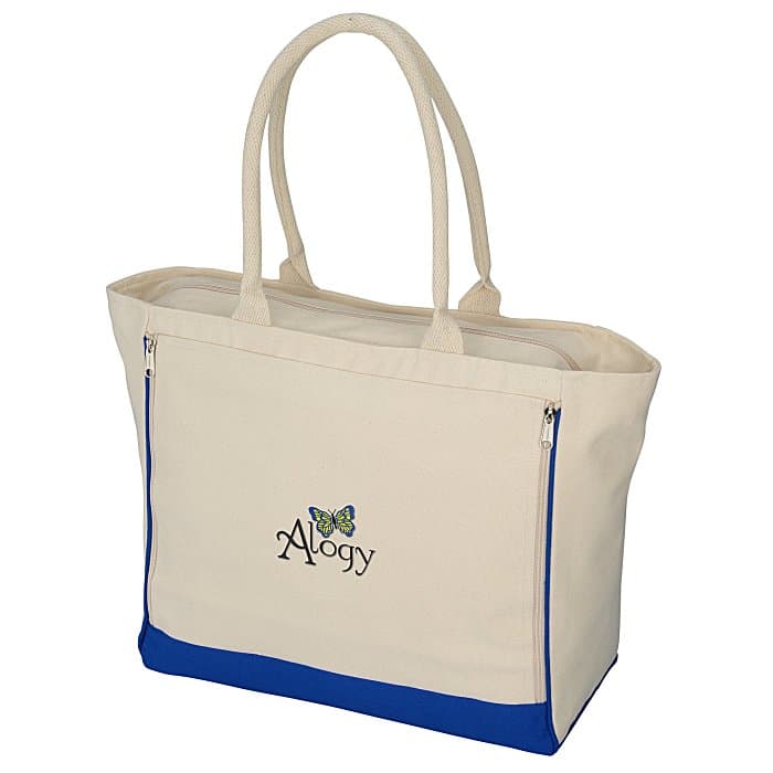 Namaste 16-oz Cotton Yoga Tote - Embroidered