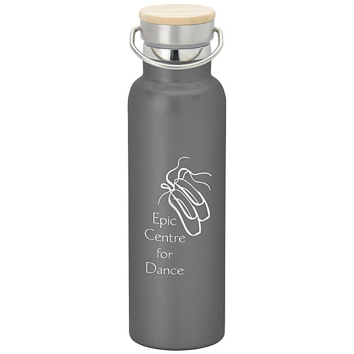 Accord Vacuum Bottle with Wood Lid - 21 oz