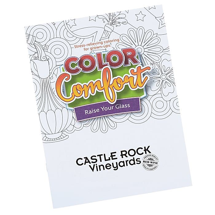 Color Comfort Grown Up Coloring Book - Raise Your Glass