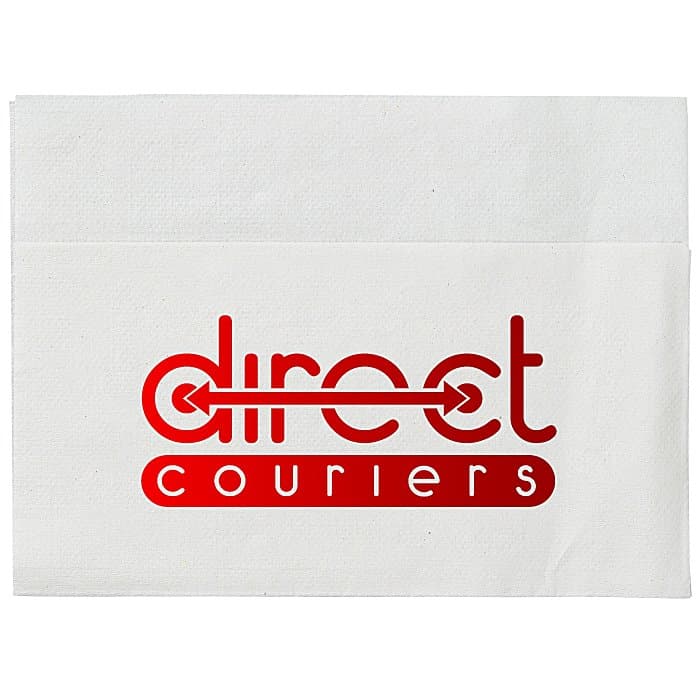 Dispenser Napkin - 1-ply - White - Foil