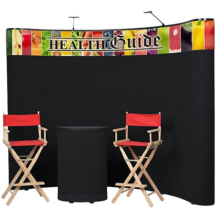 Deluxe Curved Floor Display Kit - Header