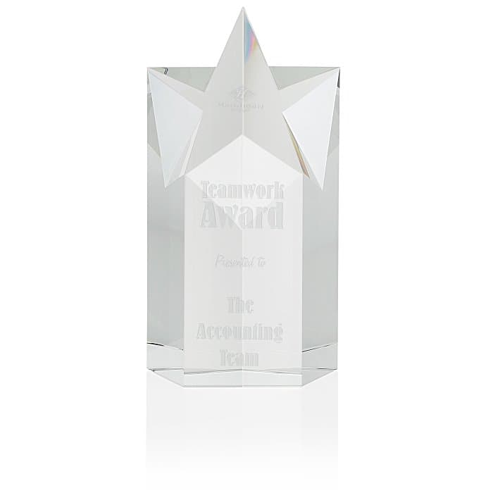 Superstar Crystal Award - 8 inches