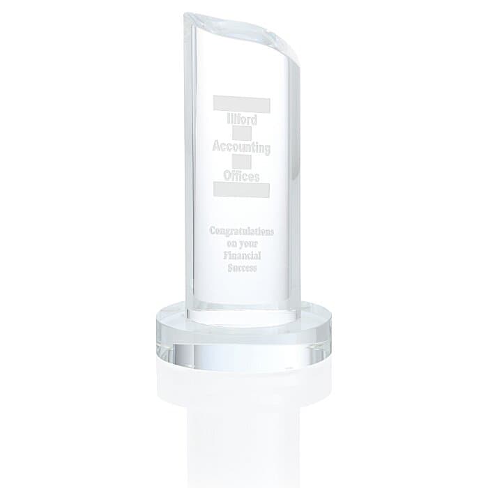 Dignify Crystal Award - 8 inches