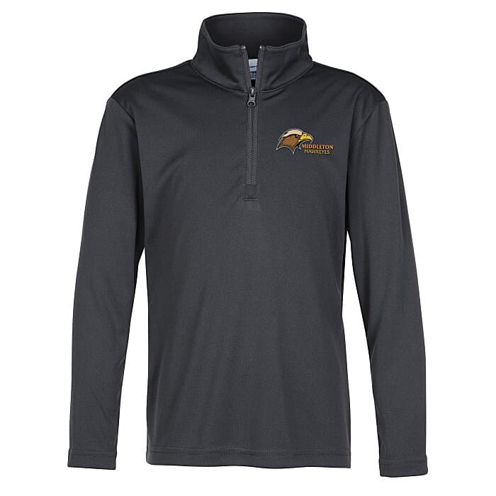 Defender Performance 1/4-Zip Pullover - Youth - Embroidered