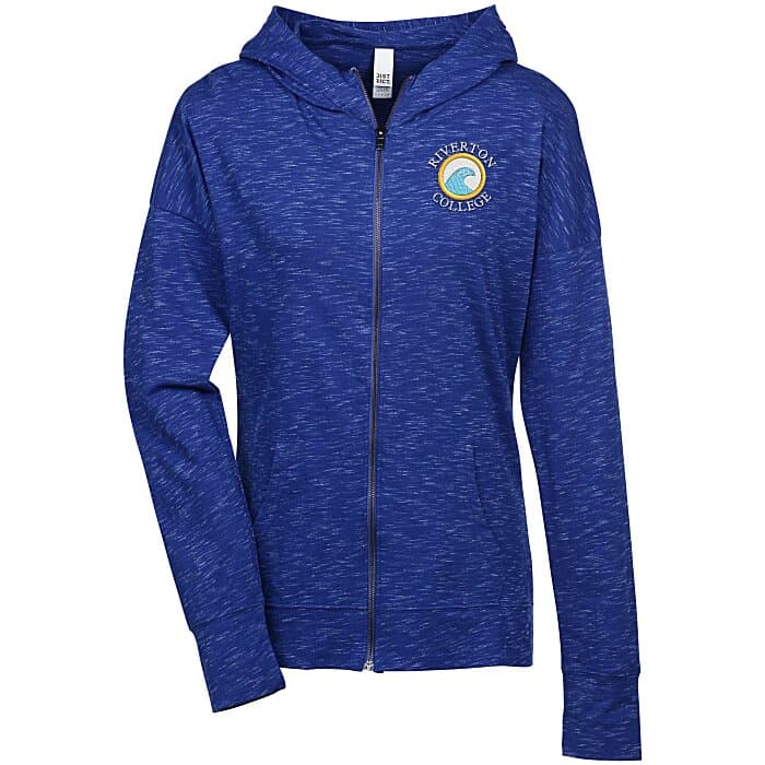 District Award Full-Zip Hoodie - Ladies' - Embroidered