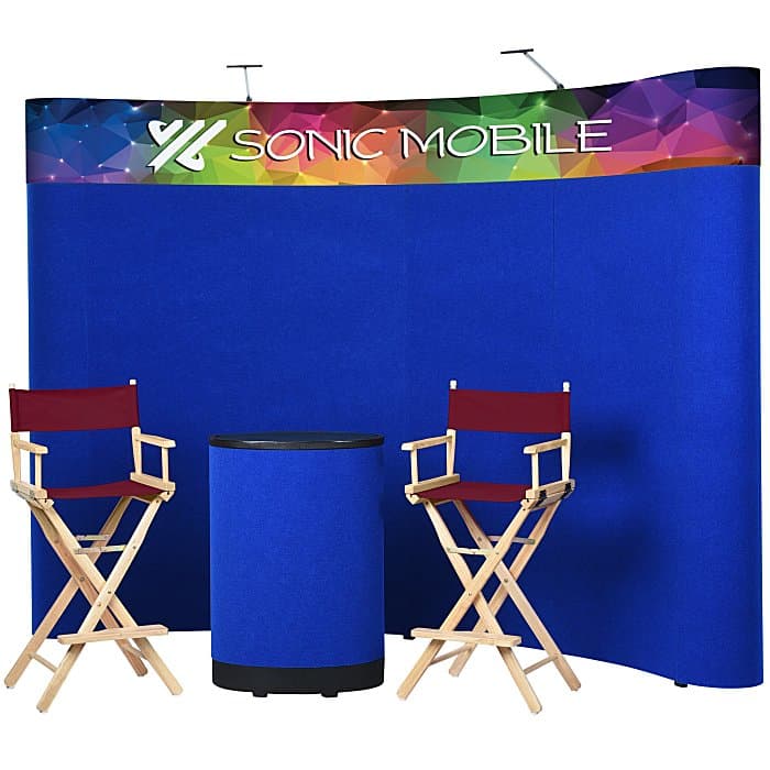 Standard Curved Floor Display - 10' Kit - Header