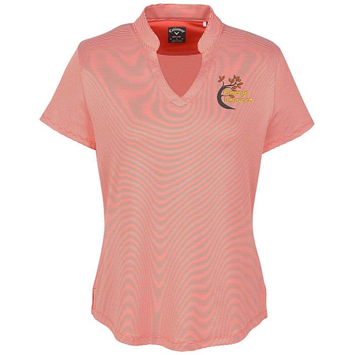 Callaway Fine Line Stripe Polo - Ladies'