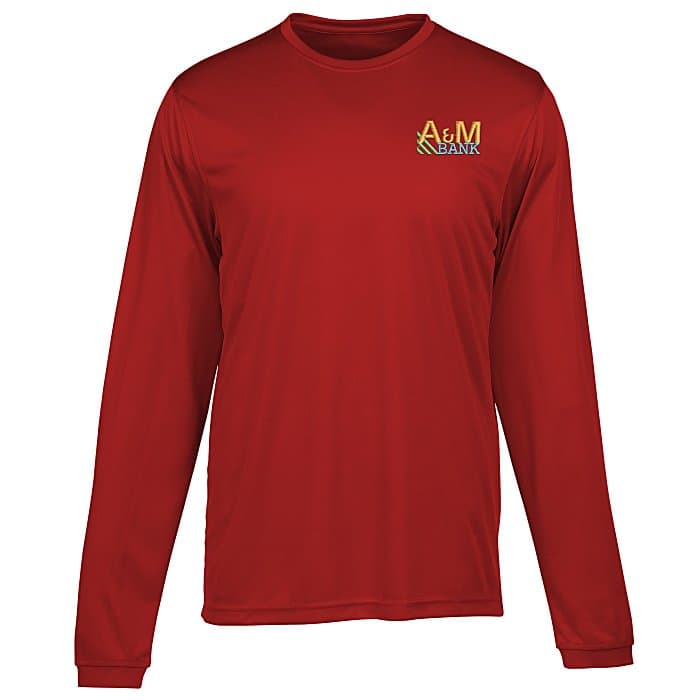 Spin Dye Jersey LS Tee - Men's - Embroidered