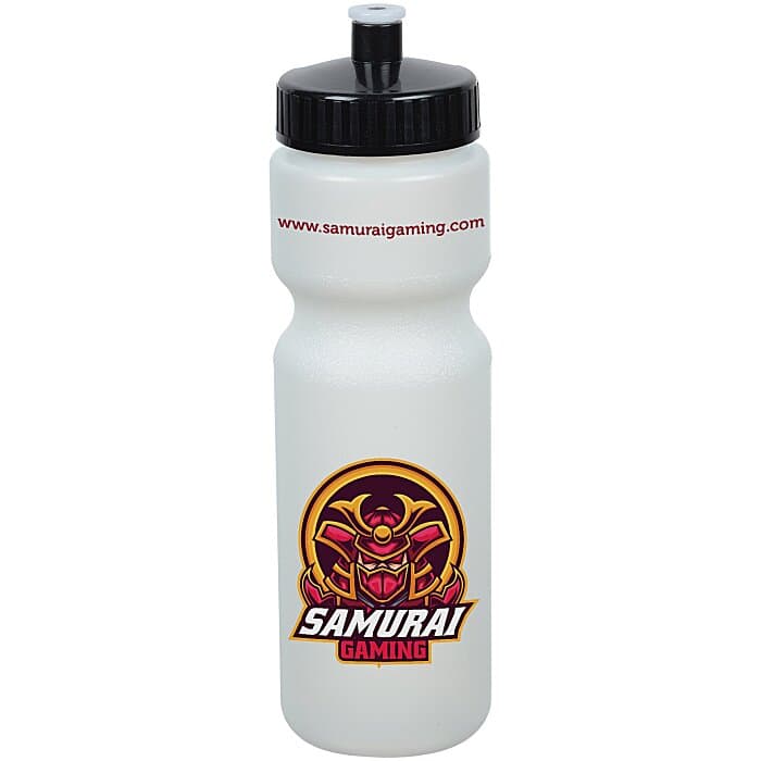 Sport Bottle with Push Pull Lid - 28 oz - Glow in Dark