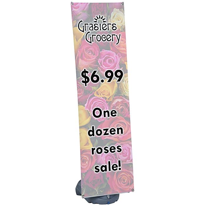 Blizzard Outdoor Banner Stand - 80 inches x 23-1/2 inches