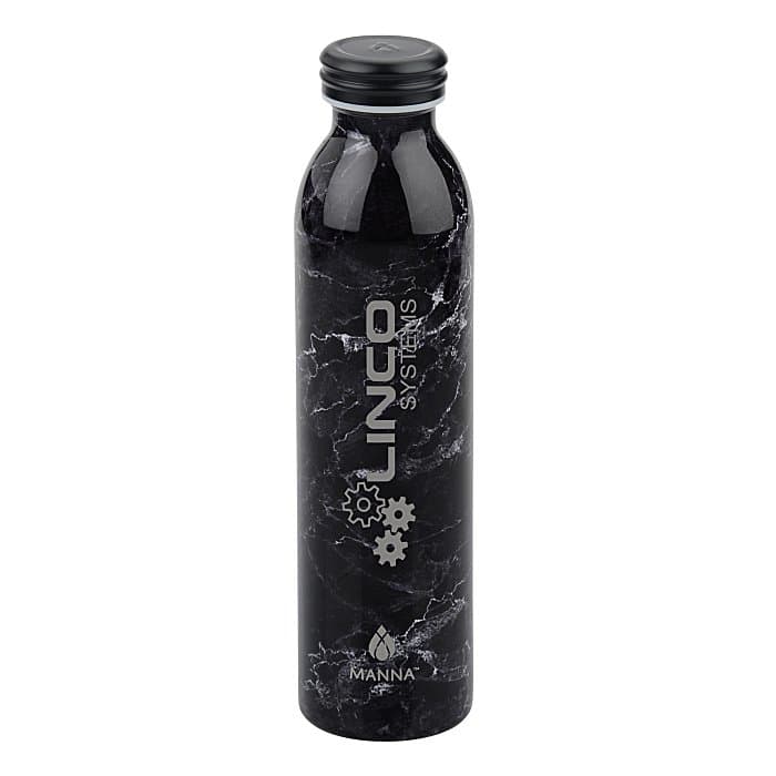 Manna Retro Vacuum Bottle - 20 oz - Marble