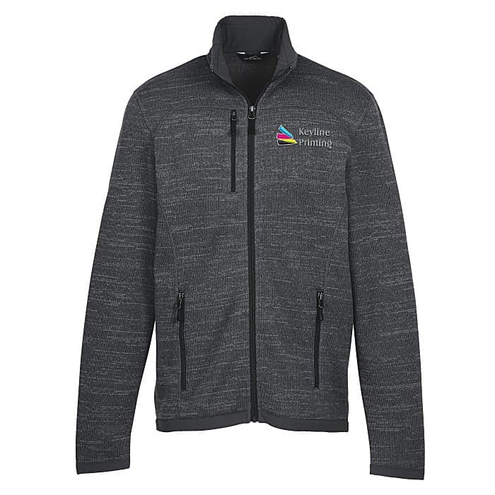 Eddie Bauer Heathered Sweater Fleece Jacket - Men's