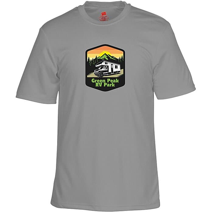 Hanes 4-oz Cool Dri T-Shirt - Men's - Full Color