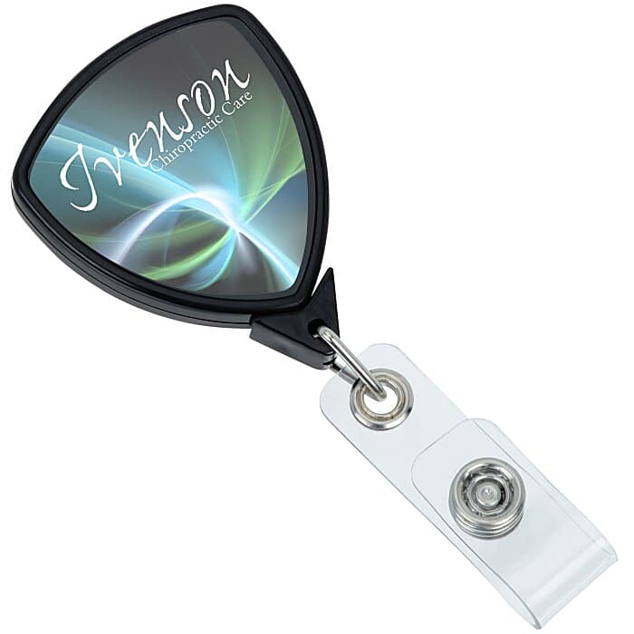 Jumbo Retractable Badge Holder - 24 inches - Shield - Label
