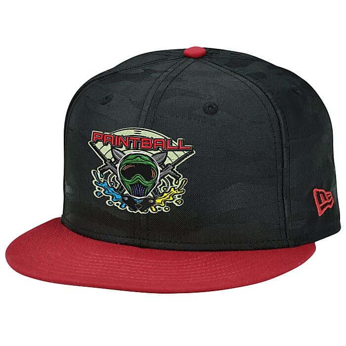 New Era Flat Bill Snapback Camo Cap