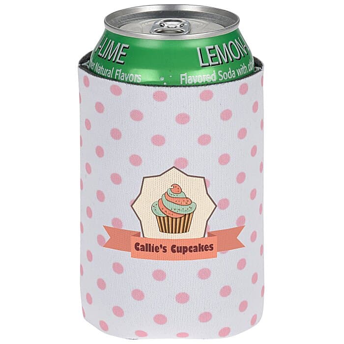 Pocket Can Holder - Polka Dots Small