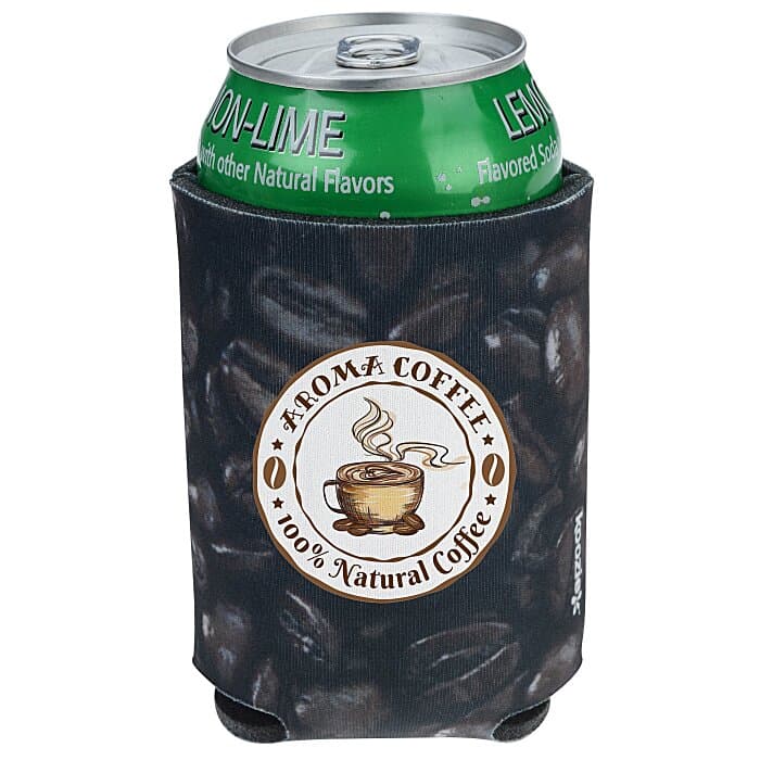 Koozie® Chill Collapsible Can Cooler - Coffee Beans
