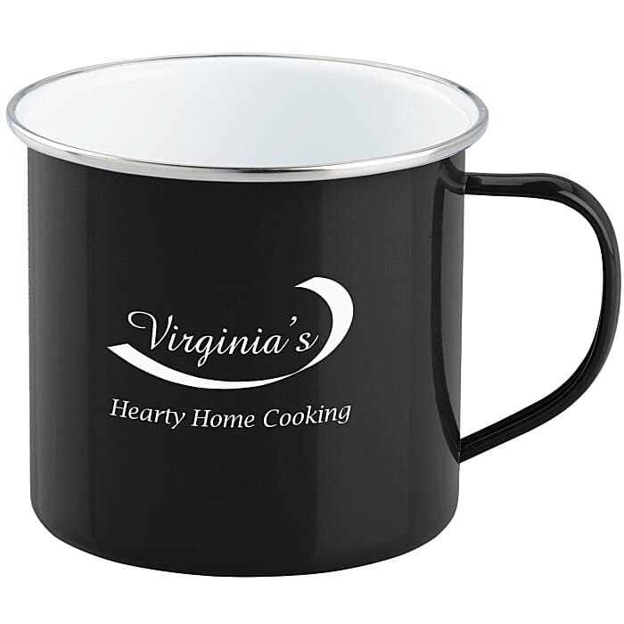 Enamel Metal Campfire Mug - 16 oz