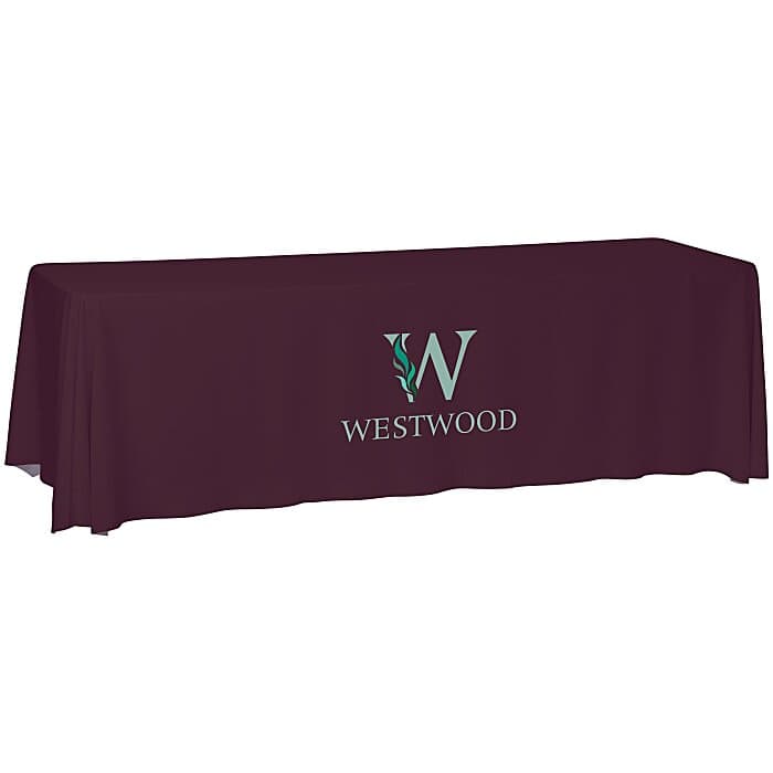 Laser Edge Closed-Back Table Throw - 8 feet