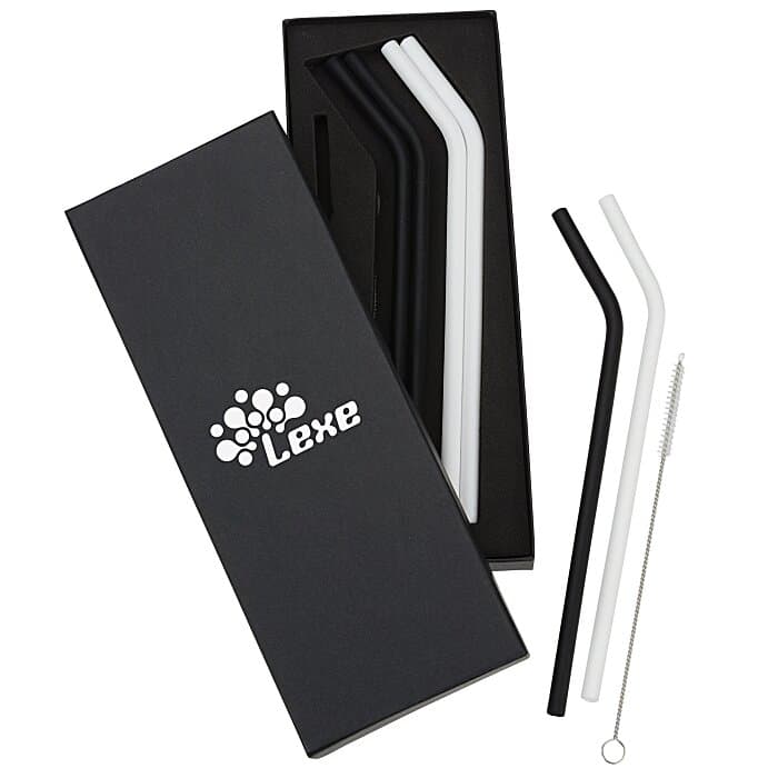 Silicone Straw Set - 6 Pack