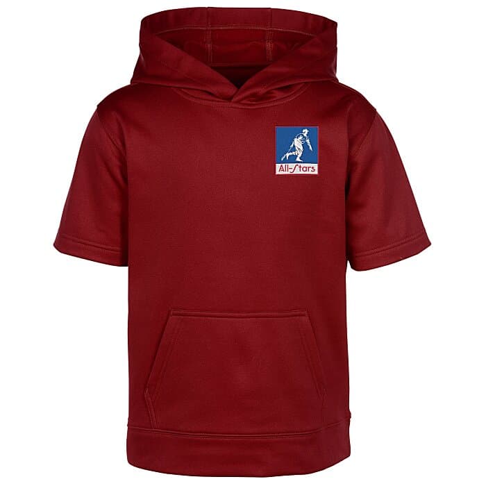 Sport-Wick Short Sleeve Hoodie - Youth