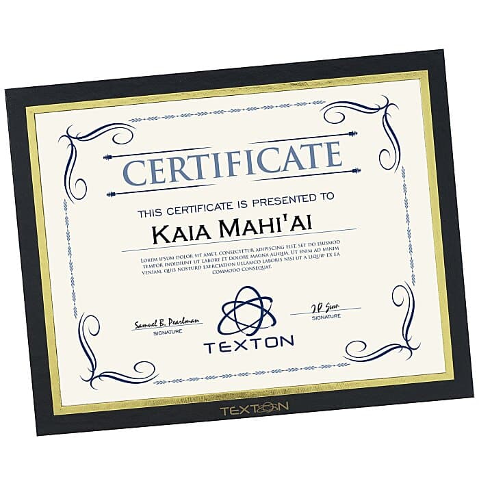 Mat Certificate Frame - 8 1/2 inches x 11 inches