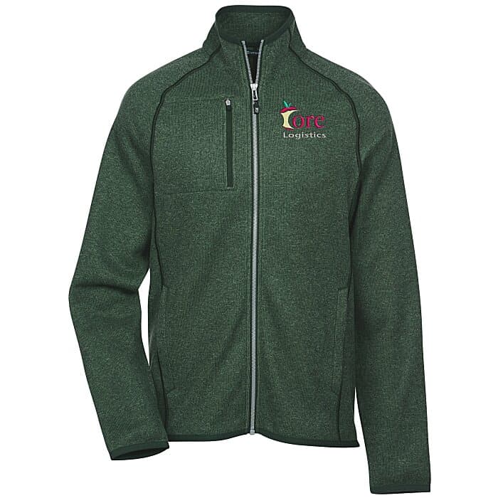Cutter & Buck Sweater Knit Fleece Jacket - Men's