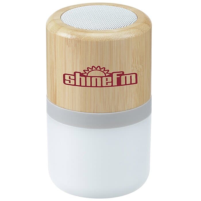 Bamboo Wireless Light-Up Speaker