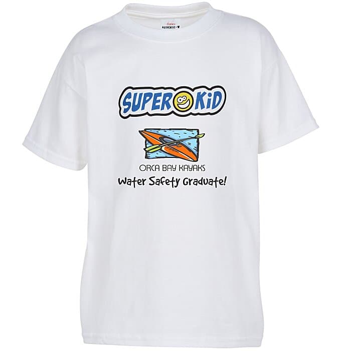 Super Kid T-Shirt - Youth - Full Color - White