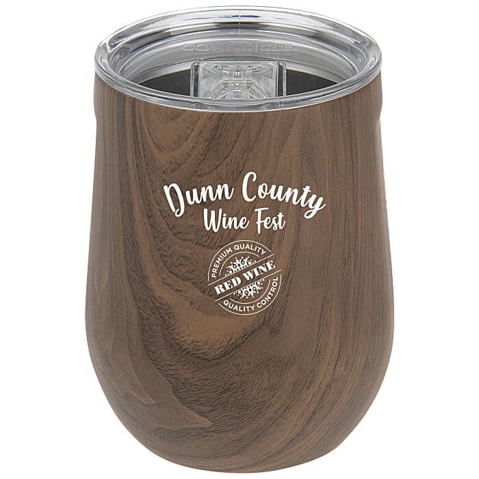 Corkcicle Stemless Wine Cup - 12 oz - Wood