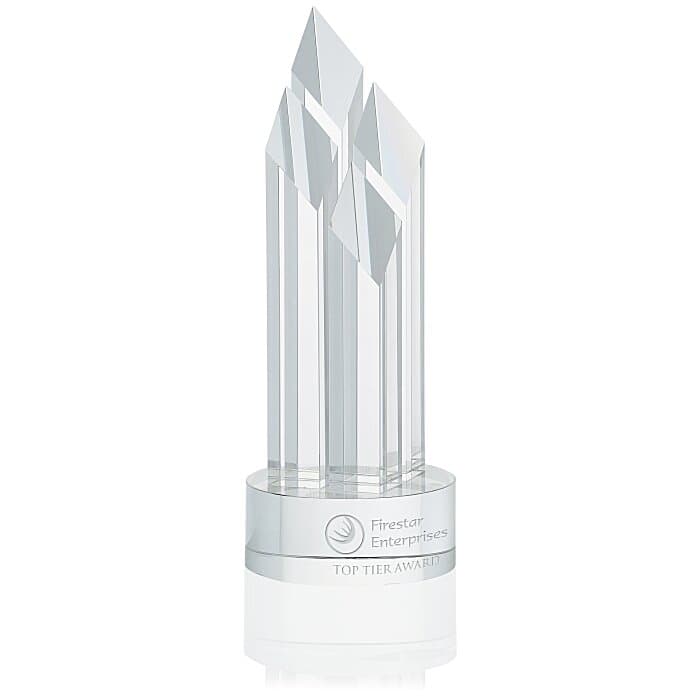 Overton Crystal Award - 12 inches