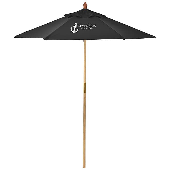 Bamboo Market Umbrella - 7 feet