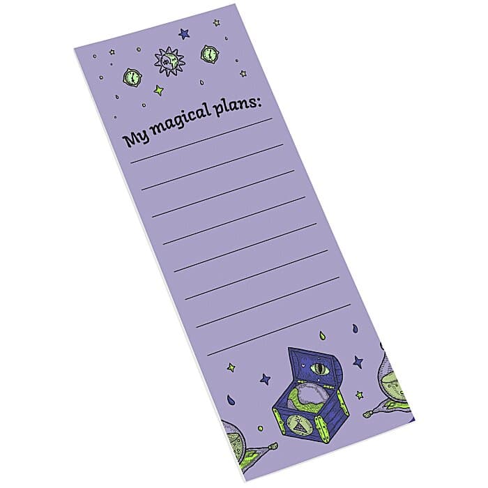 Souvenir Sticky Note Magnetic Notepad - 8 inches x 3 inches - 25 Sheet