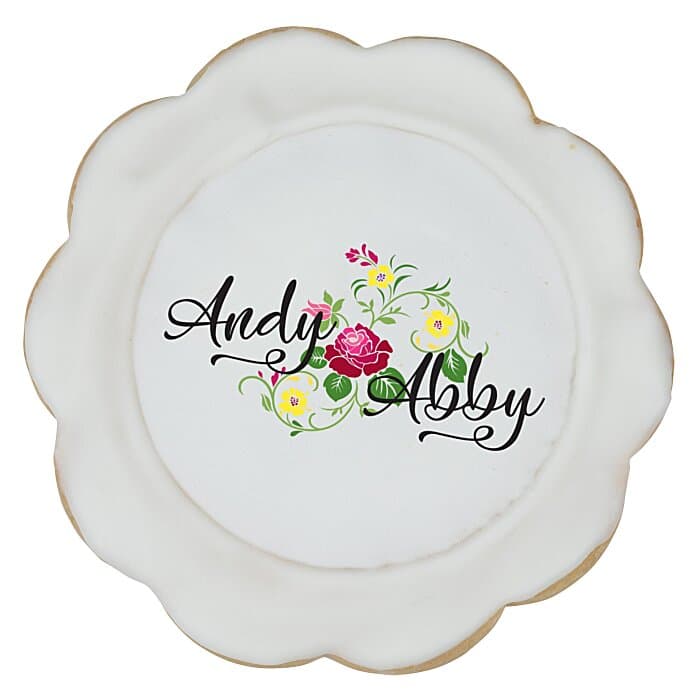 Shortbread Cookie - Full Color - Flower