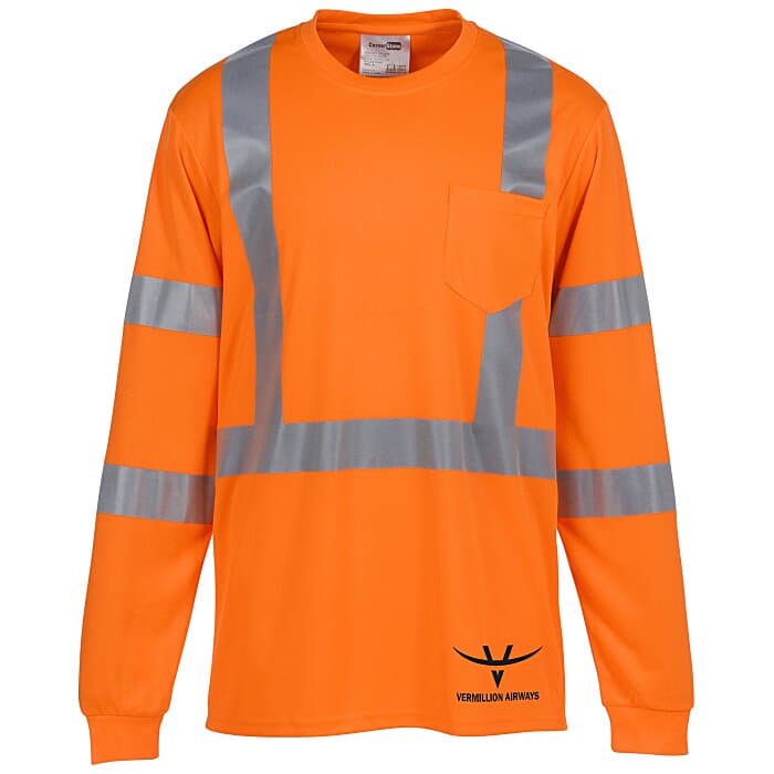 Enhanced Reflective Performance LS Pocket T-Shirt