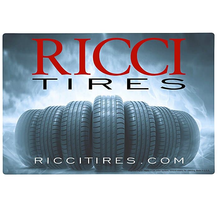 Billboard Car Magnet - 11 3/4 inches x 16 7/8 inches - Round Corners