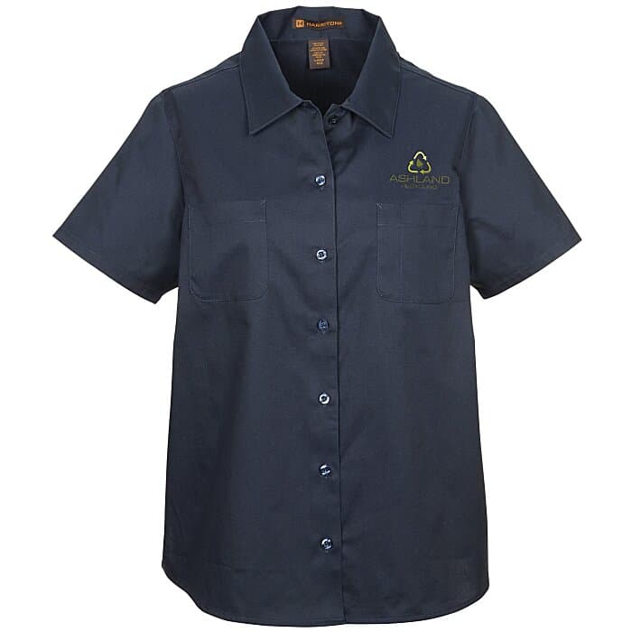 Harriton Advantage IL Short Sleeve Work Shirt - Ladies'