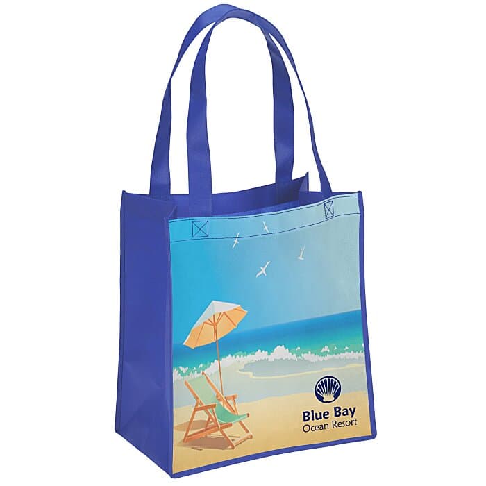 Full Color Grocery Tote - 13 inches x 12 inches