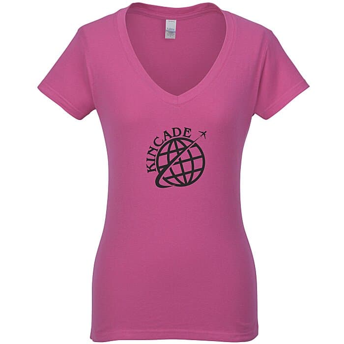 Tultex Fine Jersey V-Neck T-Shirt - Ladies'