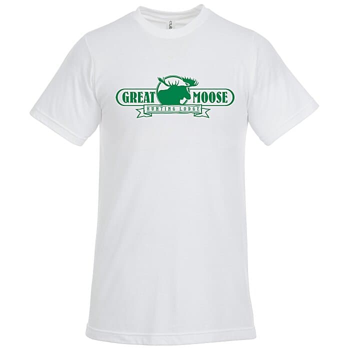 Tultex Polyester Blend T-Shirt - Men's - White