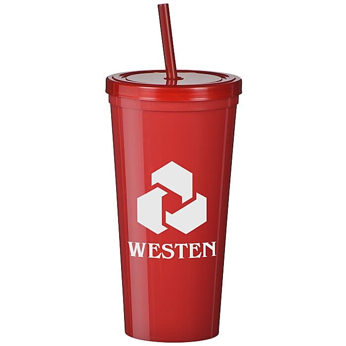 Event Stadium Cup with Lid & Straw - 24 oz