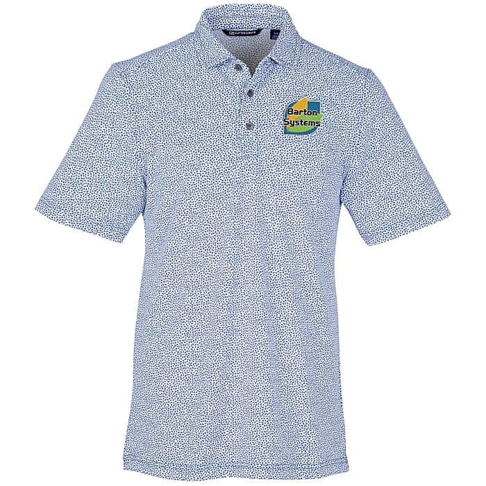 Cutter & Buck Virtue Pique Botanical Print Polo