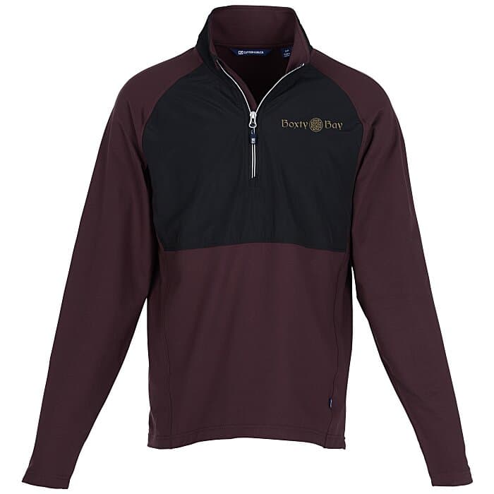 Cutter & Buck Adapt Knit Hybrid 1/4-Zip Pullover
