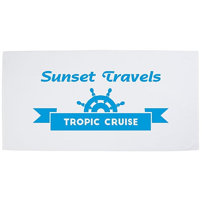 Resort Beach Towel - White - 35 inches x 70 inches