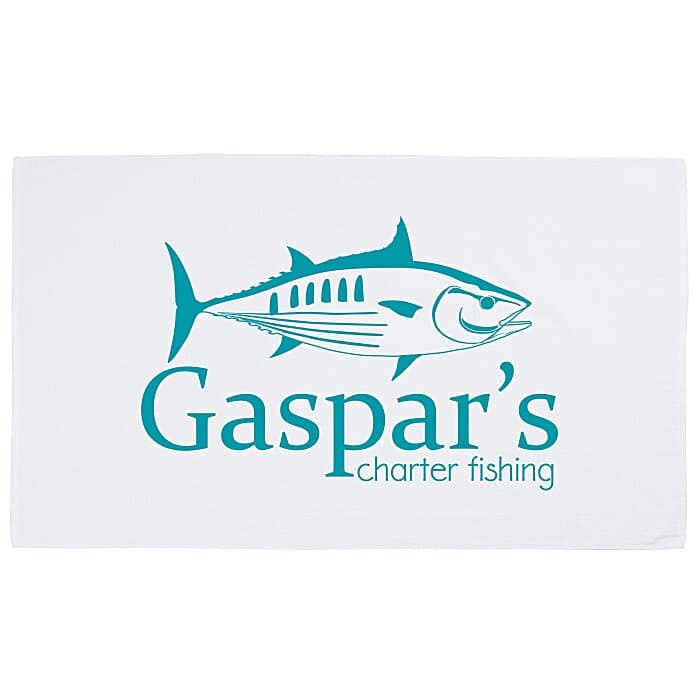 Luxury Beach Towel - White - 35 inches x 60 inches