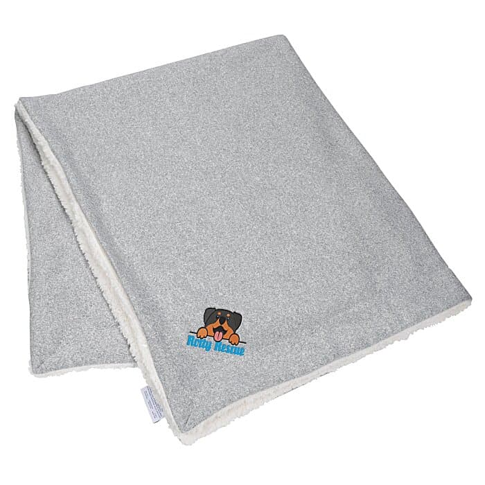 Aspen Sweater Knit Sherpa Throw