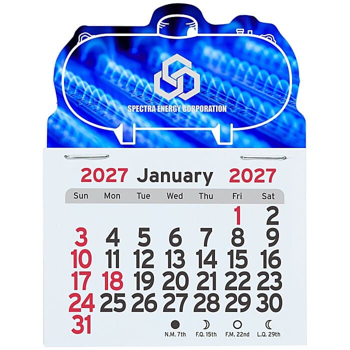 Peel-N-Stick Calendar - Propane Tank
