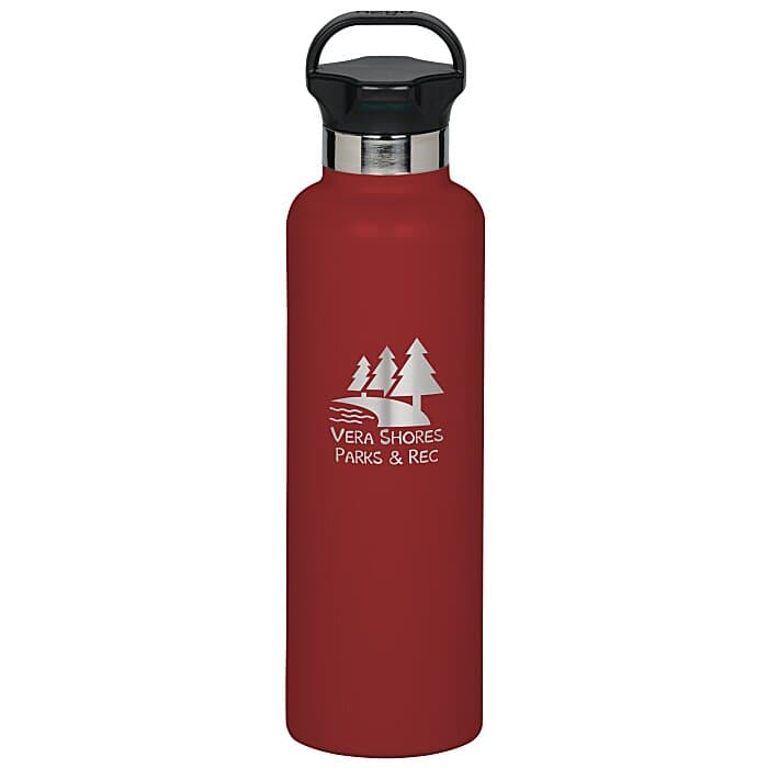 h2go Ascent Vacuum Bottle - 25 oz - Laser Engraved