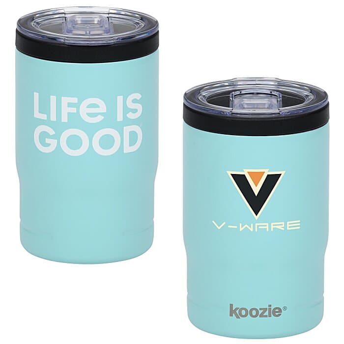 Life is Good Koozie® Vacuum Insulator Tumbler – 11 oz - Full Color
