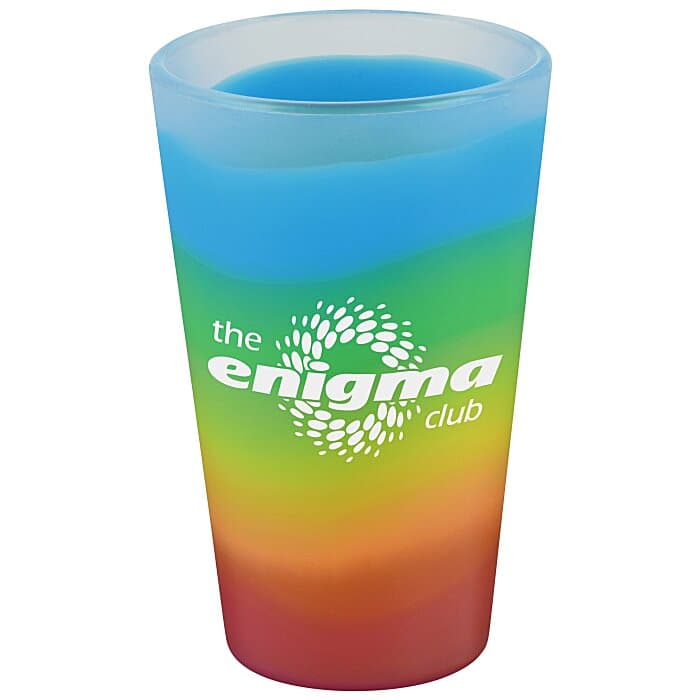 Silipint Original Pint Glass - 16 oz - Multicolor